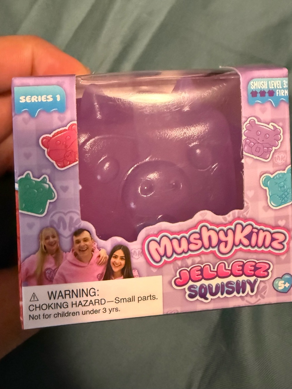 Jelleez Squishy Plush Toy - Purple